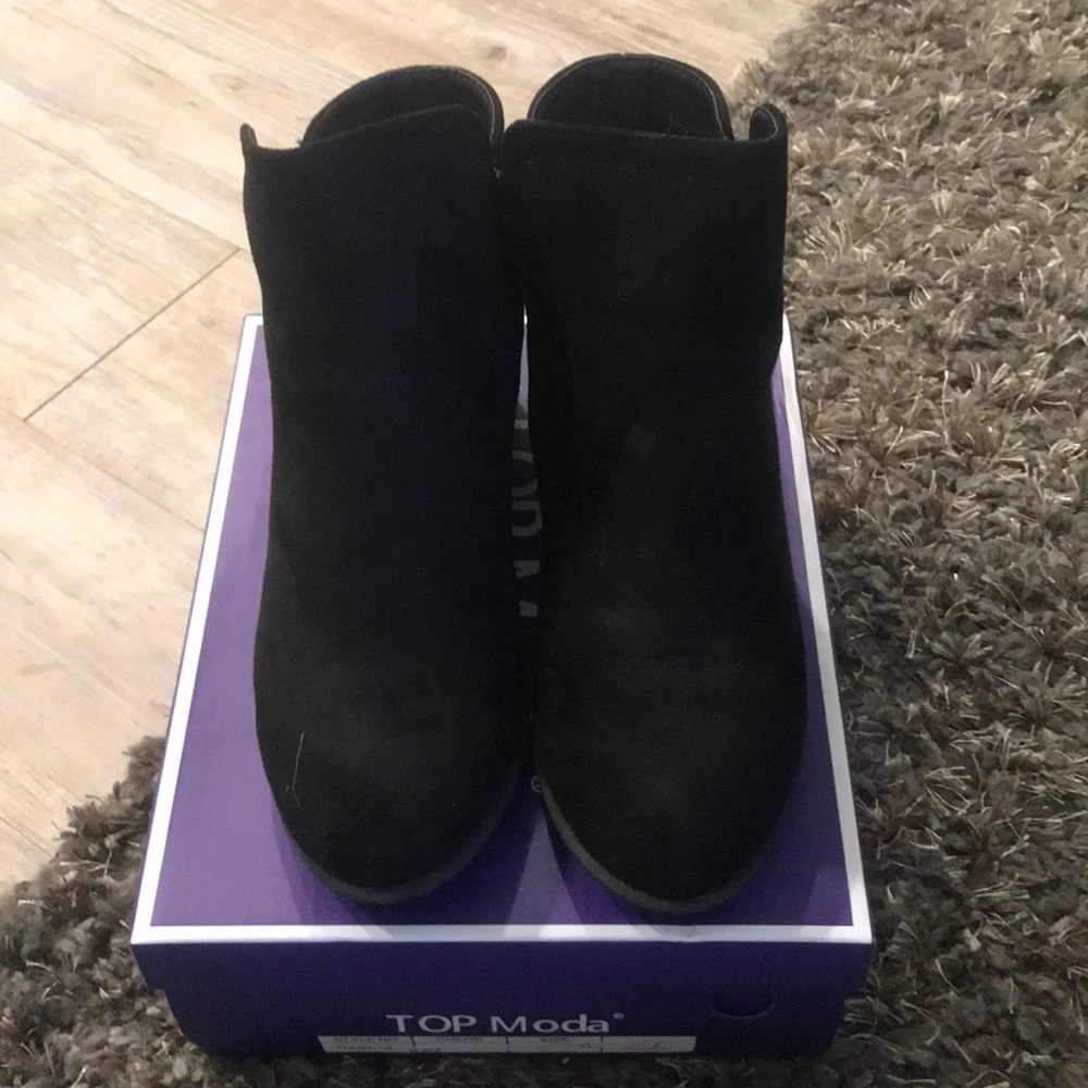 Black booties